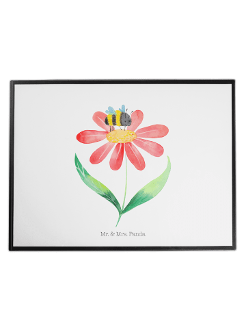 Mr. & Mrs. Panda schreibtischunterlage Hummel Blume ohne Spruch in Weiß