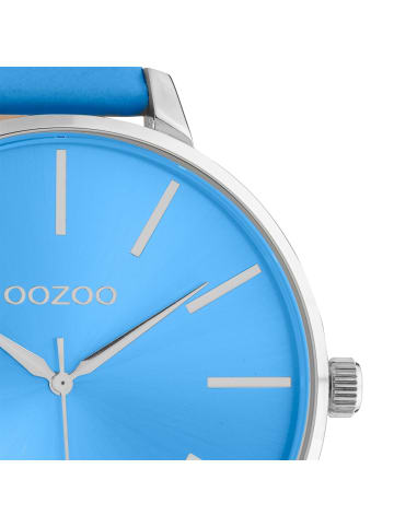 Oozoo Armbanduhr Oozoo Timepieces blau extra groß (ca. 48mm)