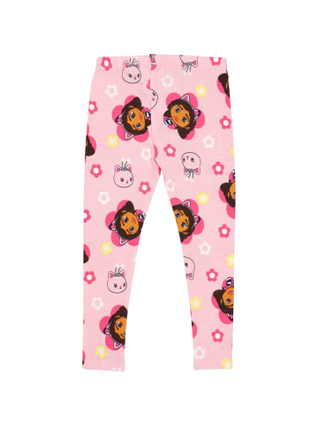 Gabby's Dollhouse Leggings Gabby & Cakey Blumen in rosa/pink