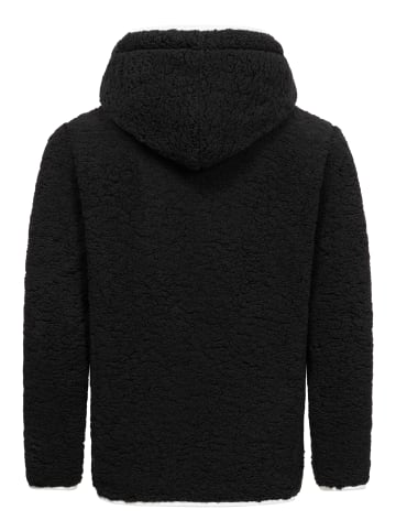 Amaci&Sons Kapuzenpullover SUNNYVALE in Schwarz