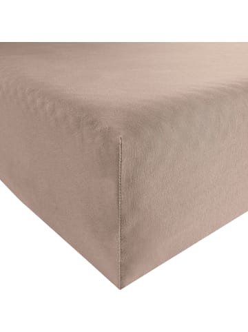 Bassetti Single-Jersey Spannbettlaken in taupe