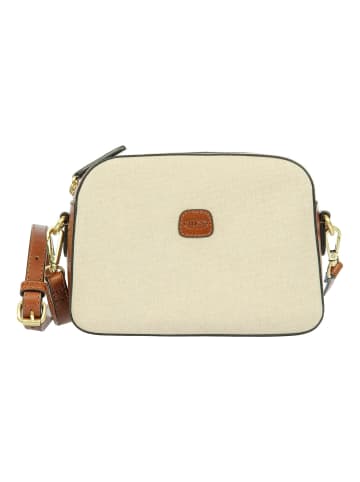 BRIC`s Volterra Trama Umhängetasche Leder 21 cm cappuccino
