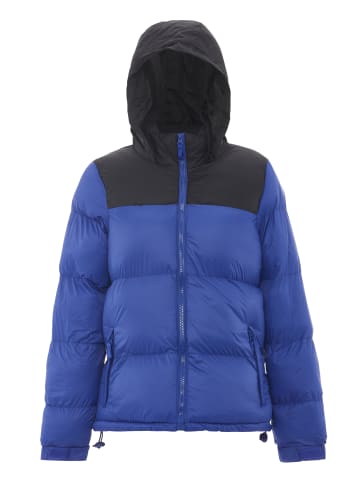 myMo Wattierte Steppjacke in Kobalt Schwarz