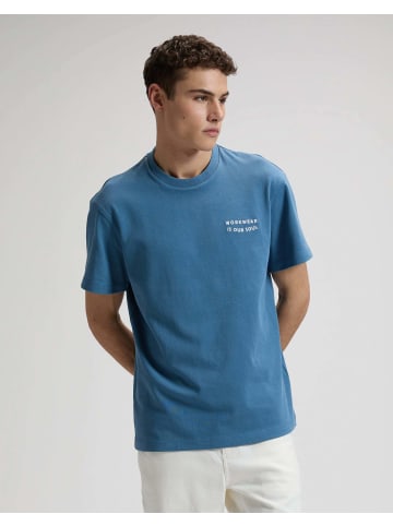 Lee T-Shirt Workwear Soul in Work Blue