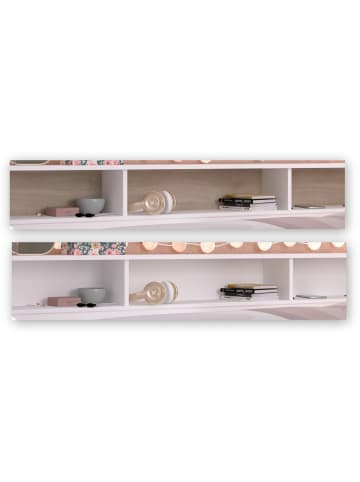 58 aufm Kessel Kinderzimmer Set Parisot Sleep 3-tlg. Holzdekor Weiß/Eiche