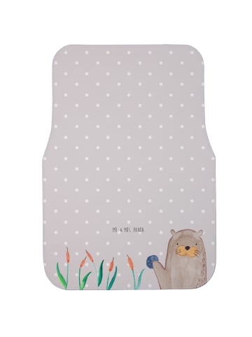 Mr. & Mrs. Panda Auto Teppich Otter Stein ohne Spruch in Grau Pastell
