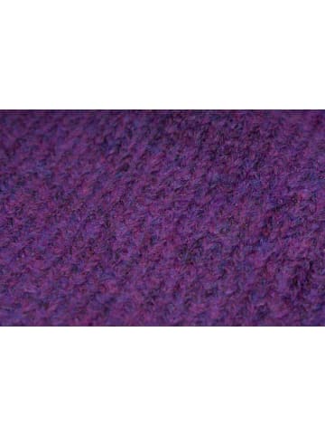 styleBREAKER Oversize Strickbeanie mit Rollrand in Violett