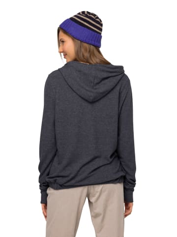 LAURASØN Sweatshirt in dunkelgrau melange