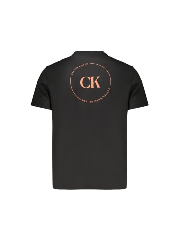 Calvin Klein Schwarz Herren T-Shirt aus Baumwolle