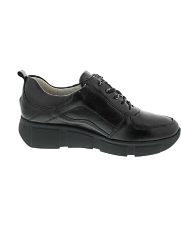 WALDLÄUFER H-Lou sportlicher Schnürer Schwarz