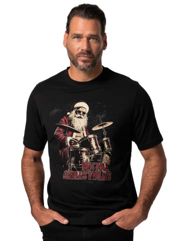 JP1880 Kurzarm T-Shirt in schwarz