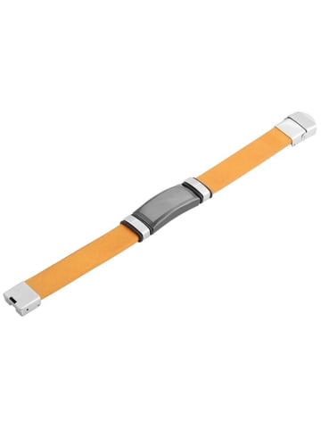 Adeliás Unisex Armband aus Leder 20 cm in braun