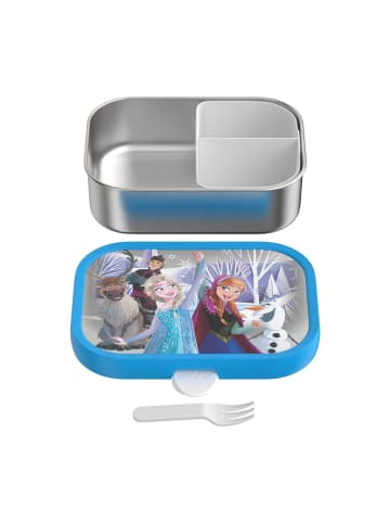 Mepal Edelstahl-Brotdose mit Gabel Campus in 18 x 13 cm in Frozen Friends
