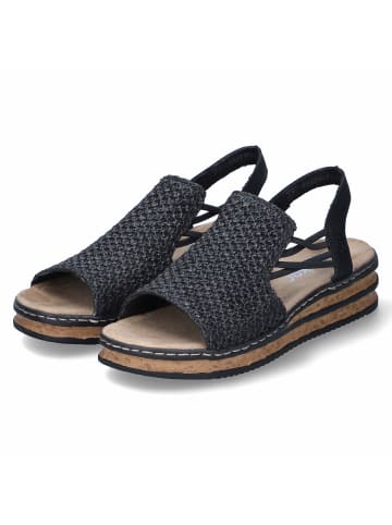 rieker Sandalette in schwarz