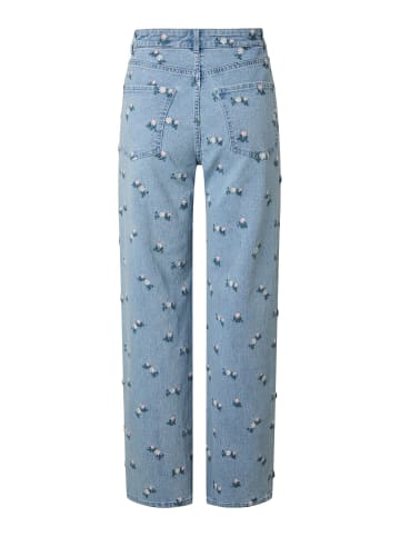 Pieces Straight Fit Jeans in Light Blue Denim