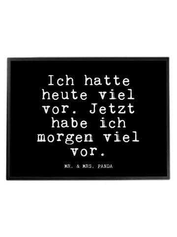 Mr. & Mrs. Panda Tischschoner Ich hatte heute viel... mit Spruch in Schwarz