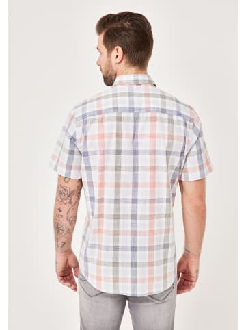 Paddock's Baumwollhemd in pale color check