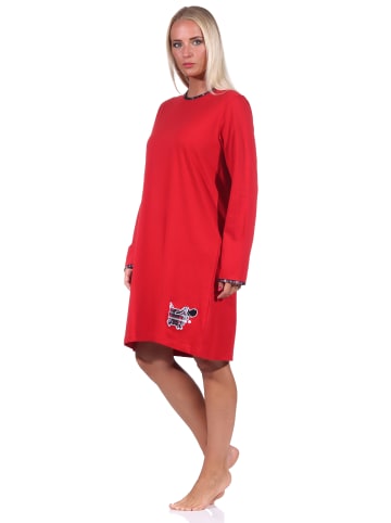 NORMANN Nachthemd - 69777 in rot