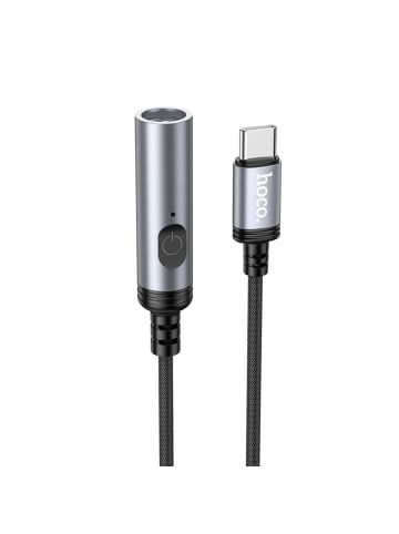 HOCO Zigarettenanzünder-Adapter für Typ C UA30-Stecker 0,3 m in Schwarz