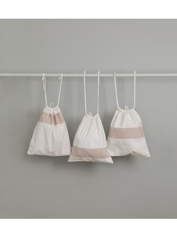 Kids Concept Stoffbeutel 3er-Set in Rosa