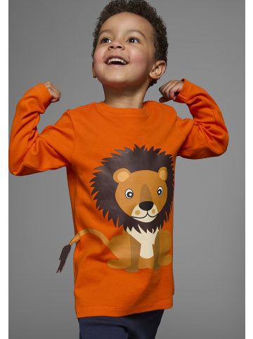 Kidsworld Shirt & Hose in orange, marine