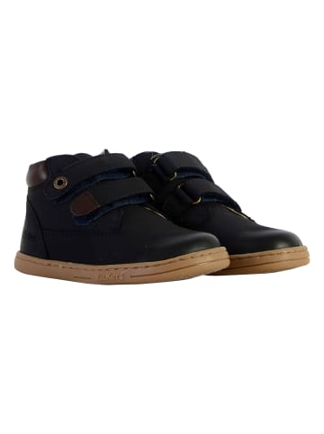 Kickers A Scratch Sneaker aus Leder für Kinder von Tackeasy Blau