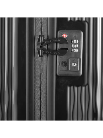 Pack Easy Flow 4 Rollen Kabinentrolley S 52 cm in schwarz