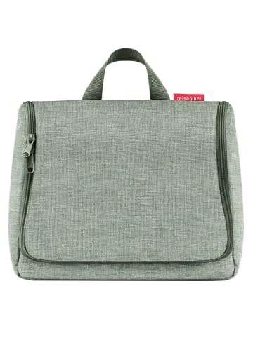 Reisenthel cosmetics toiletbag XL - Kulturbeutel 28 cm (leo vanilla) in twist sage