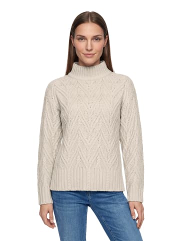 Betty Barclay Strickpullover mit Lurexfaden in beige