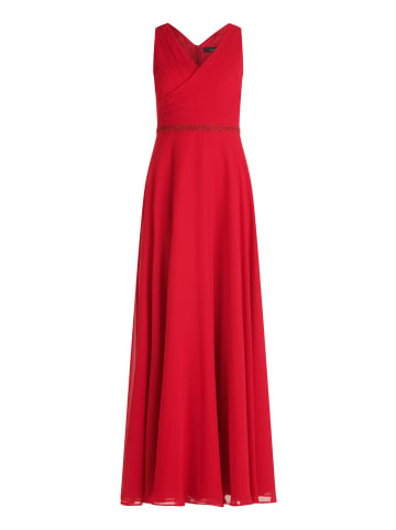 Vera Mont Abendkleid mit Plissee in Red Rose