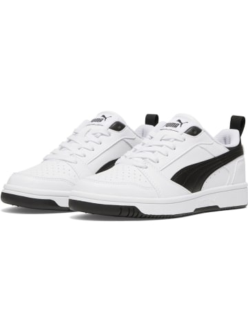 Puma Kinder Sneaker "Rebound V6 Lo Jr" in Weiß