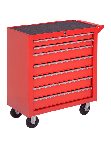 DURHAND Werkstattwagen-69L x 33B x 75H cm-Rot