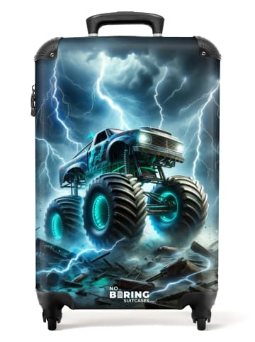 NoBoringSuitCases Suitcase, Koffer, Reisekoffer Monstertruck Blitz