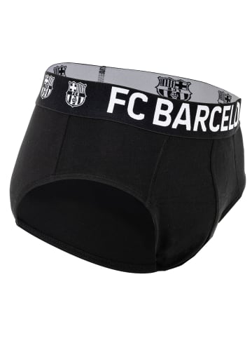 FC Barcelona Slip 5er Pack in Schwarz