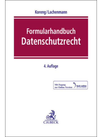 Beck C. H. Buch - Formularhandbuch Datenschutzrecht