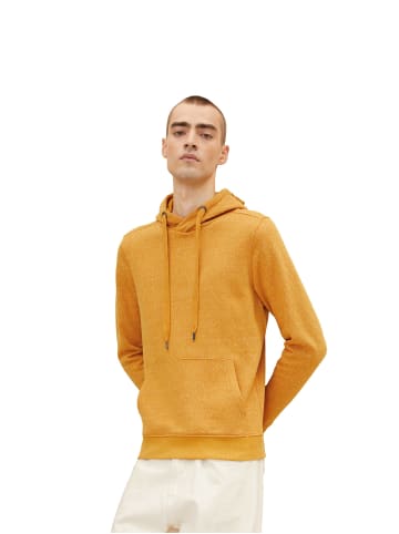 Tom Tailor Sweatshirt 'mit Streifen' in orange