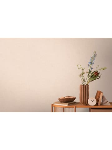 A.S. Création Tapete Atelier Canvas in Rosa-Beige 