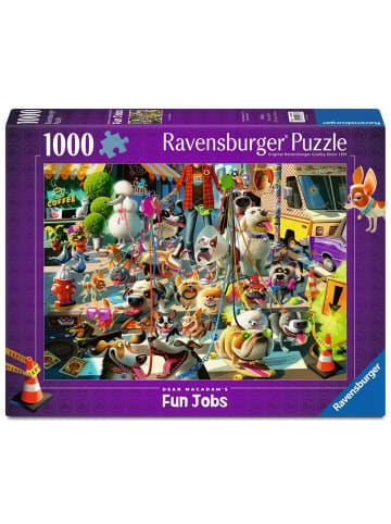 Ravensburger Ravensburger Puzzle 1.000 Teile Vierbeiner auf Tour in bunt