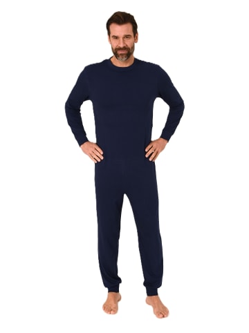 NORMANN Pflegeoverall langarm Reißverschluss Rücken - 88495 in blau