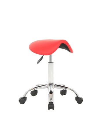 Lykke Sattelstuhl Comfort in Rot 39x34x50cm