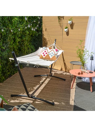 AMANKA Hängematte Mallorca mit Gestell Amalfi in beige