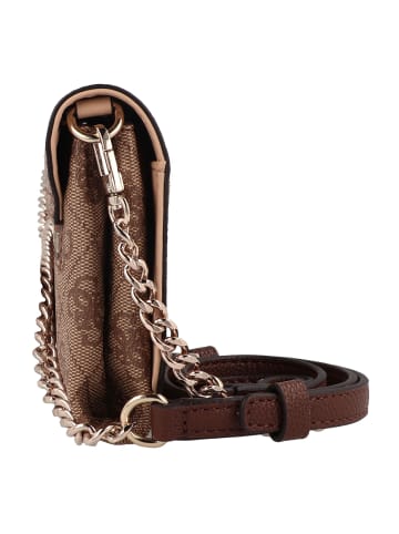Guess Noelle II Clutch Geldbörse 21 cm in latte logo-brown