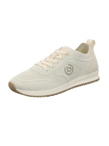 Bugatti Sportliche Schnürschuhe in Beige