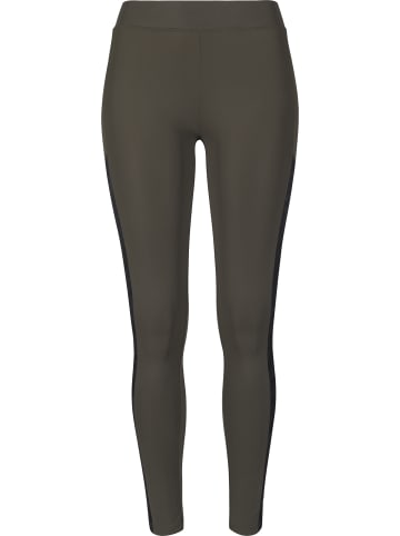 Urban Classics Leggings in darkolive/blackcamo