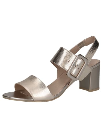 Caprice Sandalette in PLATIN METAL.