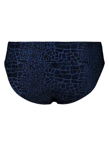 Arena Snakeskin Swim Brief in Dunkelblau