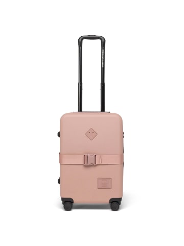 Herschel Heritage Hardshell - 4-Rollen Kabinentrolley 55 cm erw. (ash rose) in ash rose
