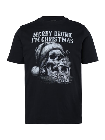 JP1880 Kurzarm T-Shirt in schwarz