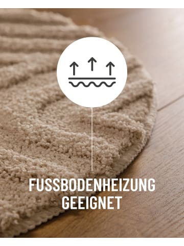 Wecon Home Badteppich Fiete in sand beige