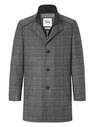 S4 JACKETS Wollmantel Newton L in smoke grey